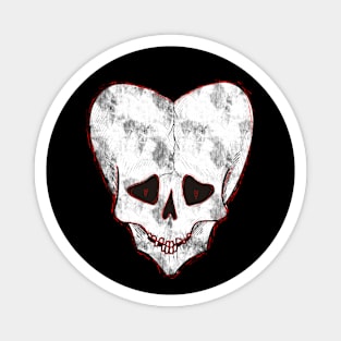 Heart Skull Magnet